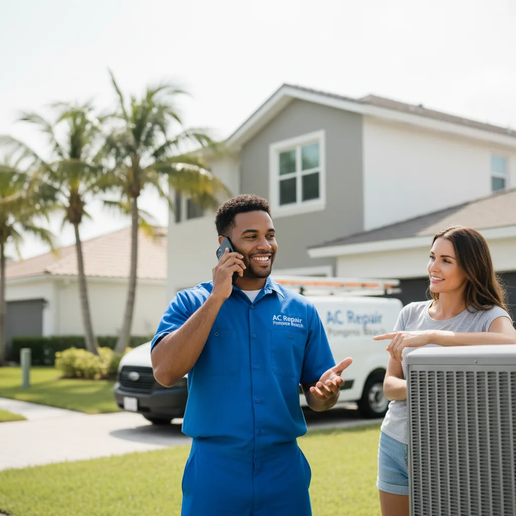 AC Repair Pompano Beach customer support in Novelty